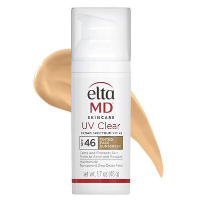 EltaMD UV Clear Broad-Spectrum SPF 46 – Tinted | Acne and Rosacea Sun protection | LOSHEN & CREM